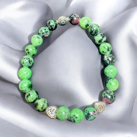 Fancy Beads - 8mm Ruby Zoisite Bracelet