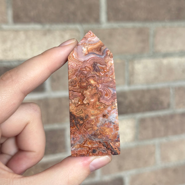 Kelowna Crystal Cave - Red Crazy Lace Agate_Tower_5