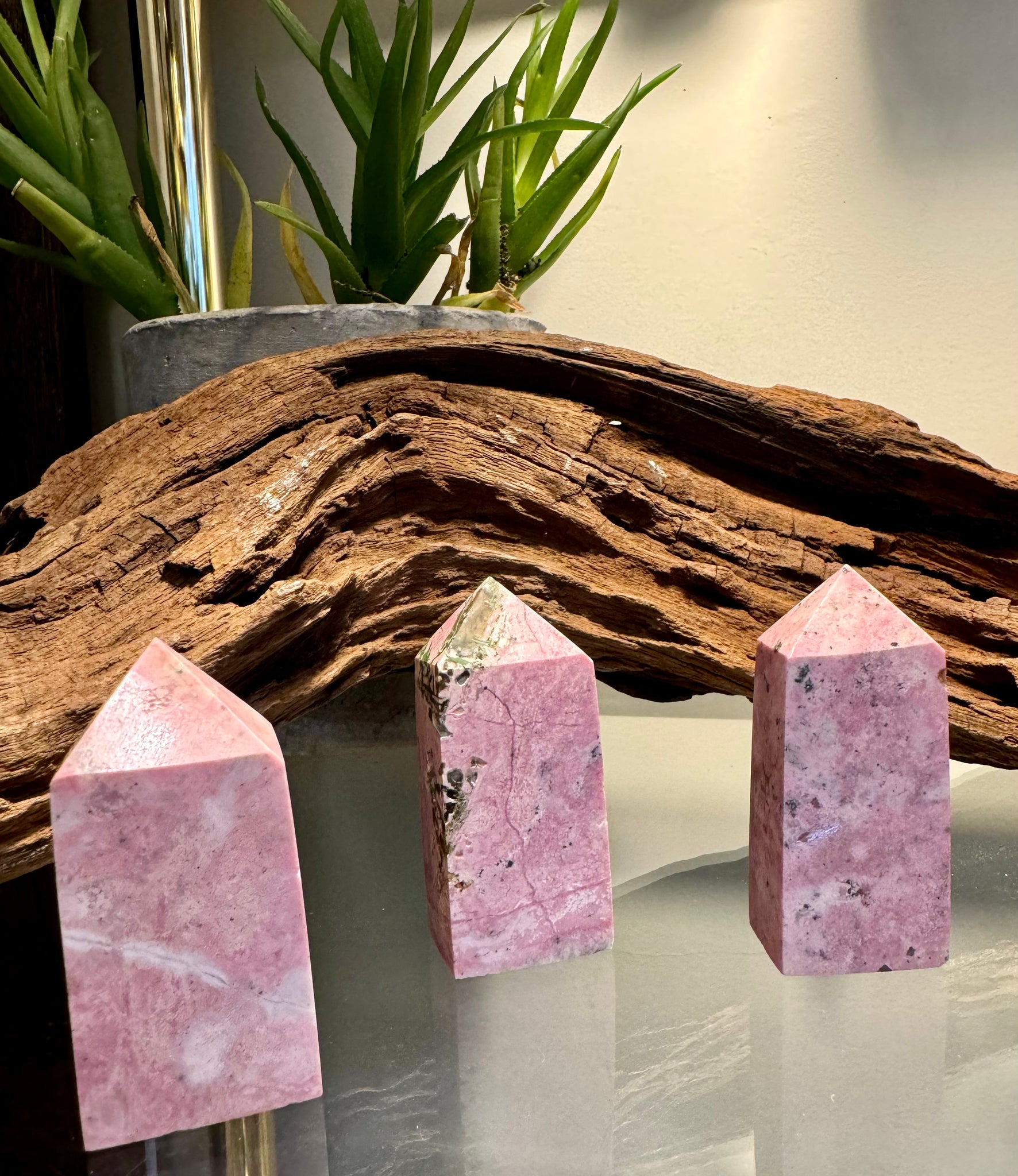 Kelowna Crystal Cave - Rhodonite Obelisk