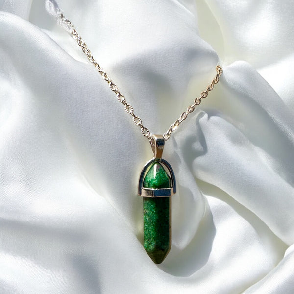 My Two Daughters Jewelry - Ruby Zoisite Pendant Necklace