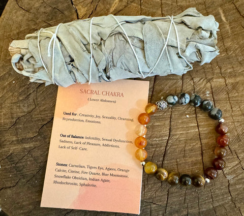 My Two Daughters Jewelry - Sacral Chakra Bracelet