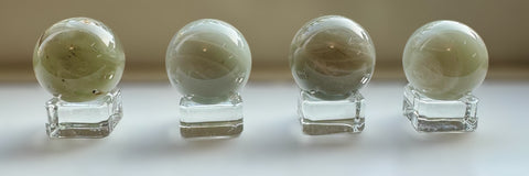 Kelowna Crystal Cave - Sage Green Moonstone Sphere