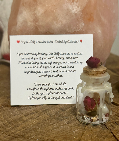 Kelowna Crystal Cave - Self-love jar with card