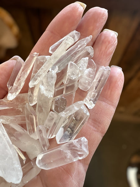 Kelowna Crystal Cave - Small Clear Quartz Laser Points 