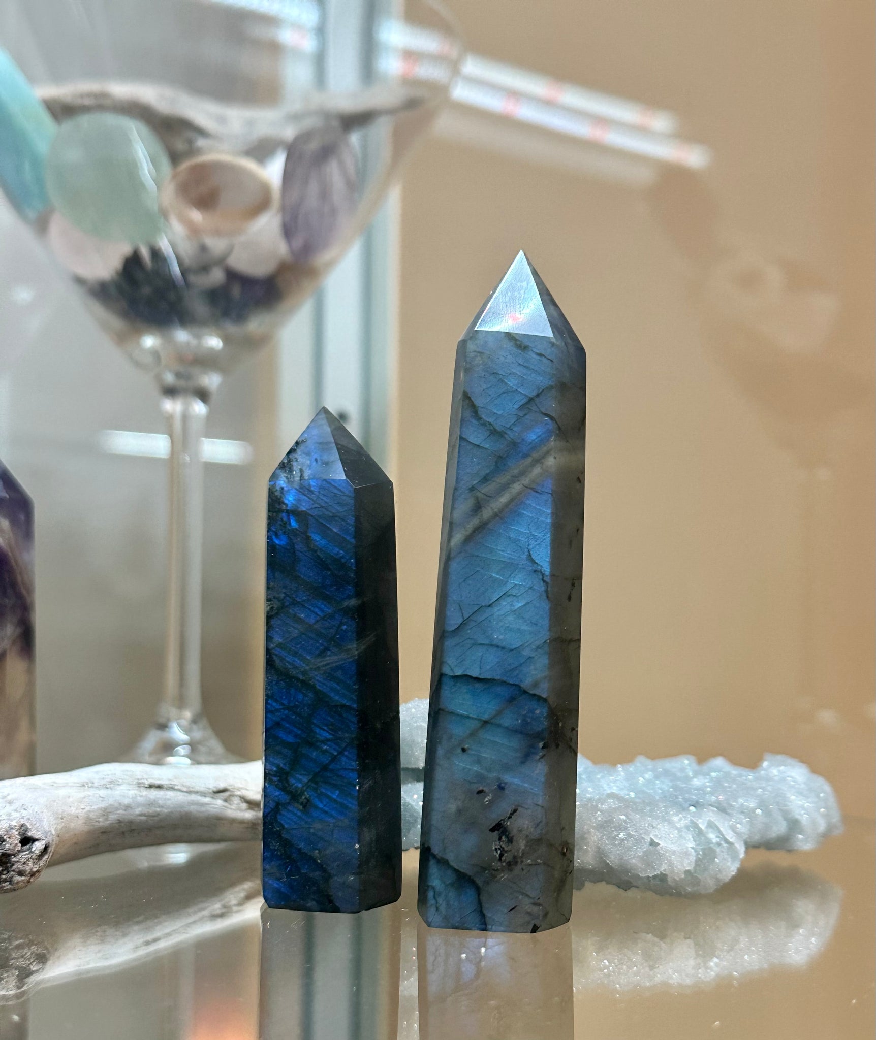 Kelowna Crystal Cave - Small Labradorite Tower