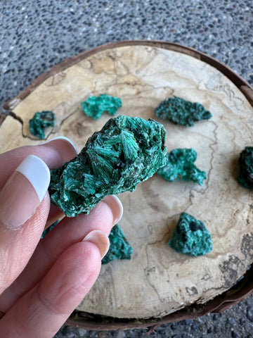Kelowna Crystal Cave - Small Raw Malachite
