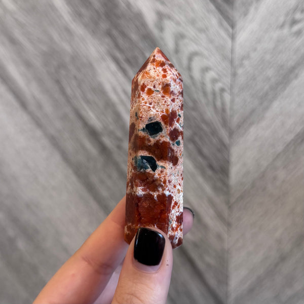 Kelowna Crystal Cave - Sunstone Apatite Point 1