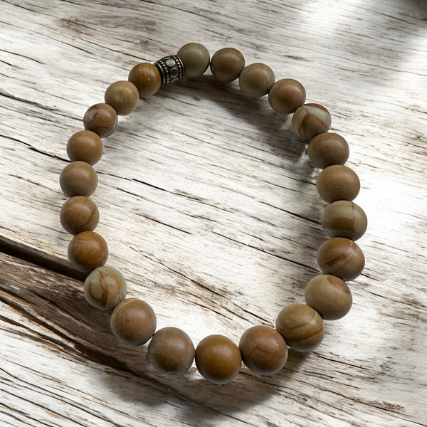 My Two Daughters Jewelry - Tiger Skin Jasper Bracelet