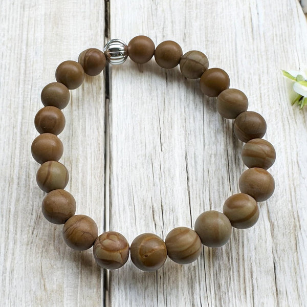 My Two Daughters Jewelry - Tiger Skin Jasper small Bracelet