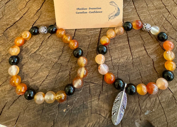 My Two Daughters Jewelry - Truth and Reconciliation Bracelet with Feather and no Feather