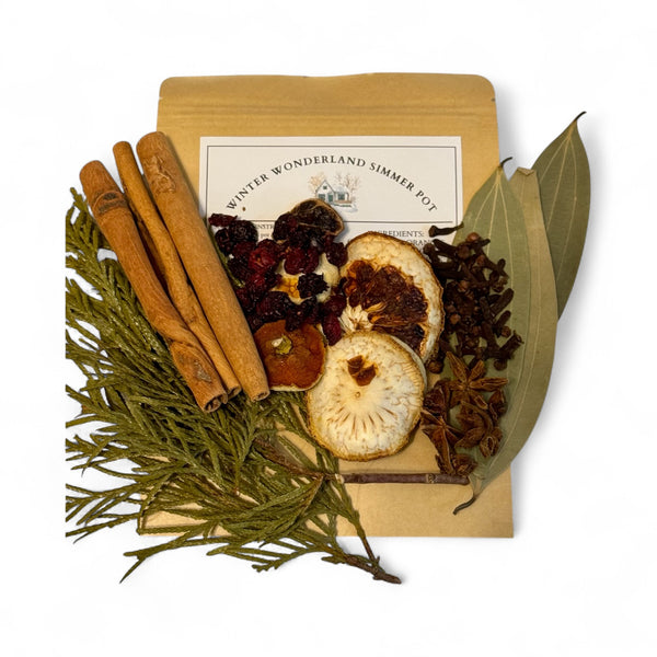 TRUE ART KELOWNA - Winter Wonderland Simmer Pot Ingredients