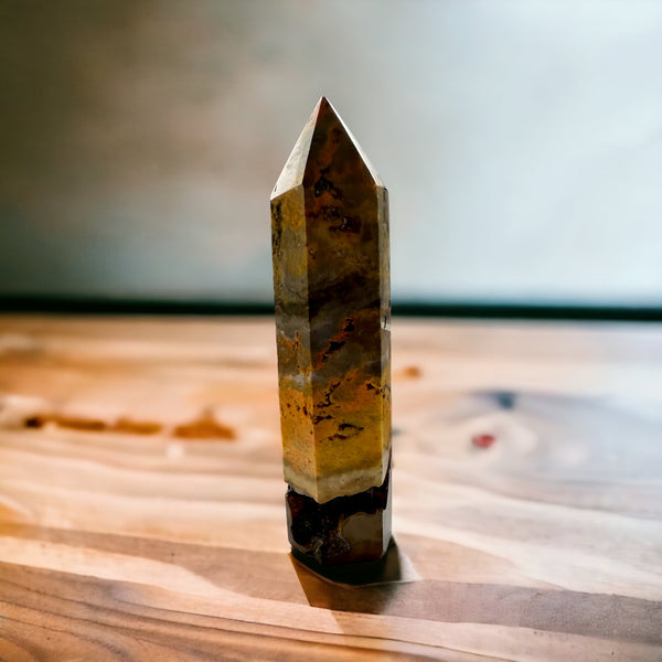 Kelowna Crystal Cave - Bumble Bee Jasper Tower