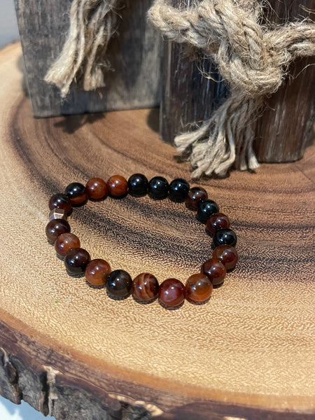 My Two Daughters Jewelry - Agate Bracelet 8mm