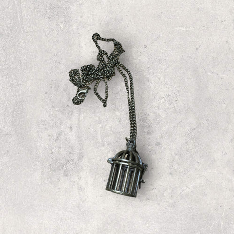 My Two Daughters Jewelry - Bird Cage Necklace