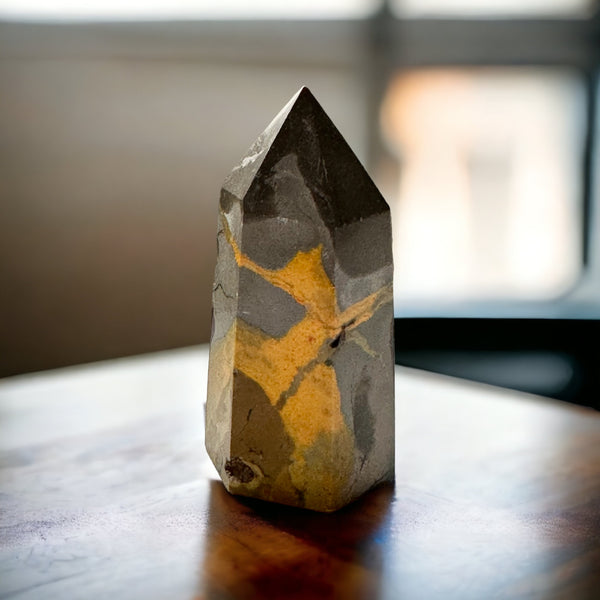 Kelowna Crystal Cave - Bumble Bee Jasper Tower