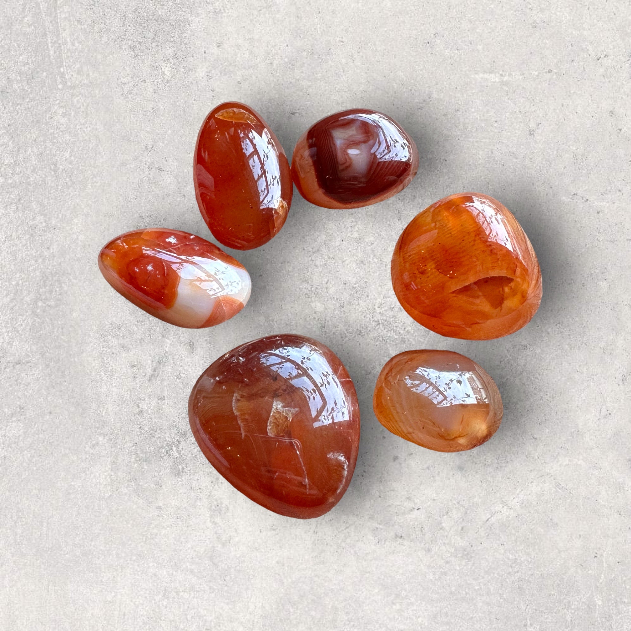 Kelowna Crystal Cave - Carnelian Tumbles