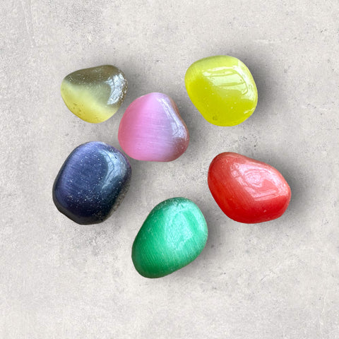 Kelowna Crystal Cave - Cats Eye Quartz Tumbles