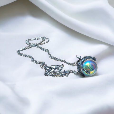 My Two Daughters Jewelry - Claw over Ball Necklace