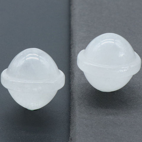 Kelowna Crystal Cave - Two small, clear quartz crystal stones next to each other.