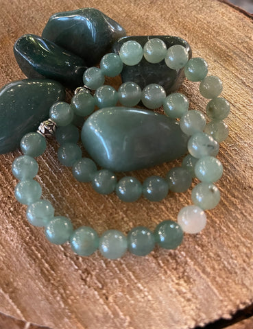 Fancy Beads - 8mm Green Aventurine Bracelet