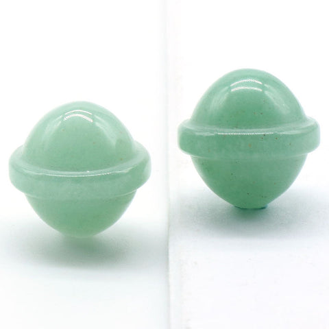 TRUE ART KELOWNA - Mini Green Aventurine Gemstone Planet