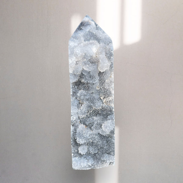 Kelowna Crystal Cave - Large Druzy Sphaderlite  Obelisk 