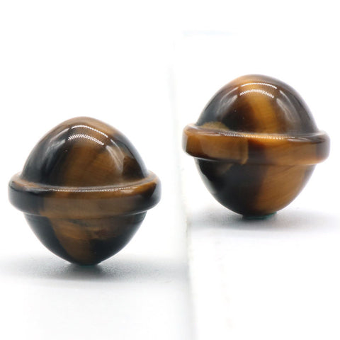 Kelowna Crystal Cave - Mini tigers eye planets