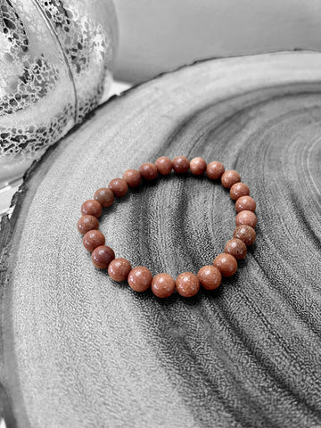 Fancy Beads - Goldstone Bracelet