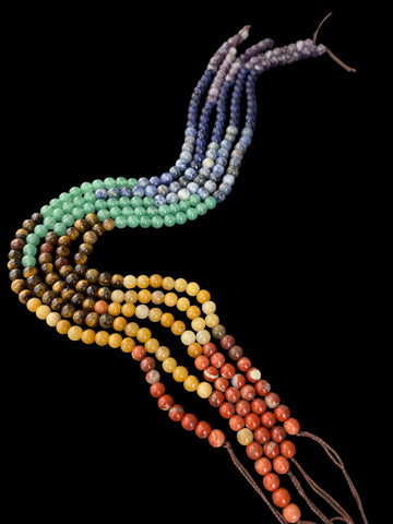 Fancy Beads - 6MM Chakra Strung Beads