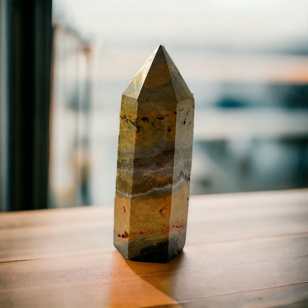 Kelowna Crystal Cave - Bumblebee Jasper Tower