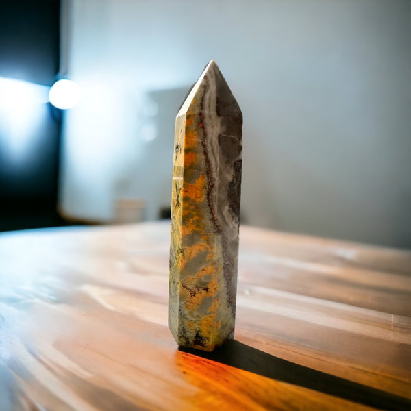 Kelowna Crystal Cave - Bumblebee Jasper Tower