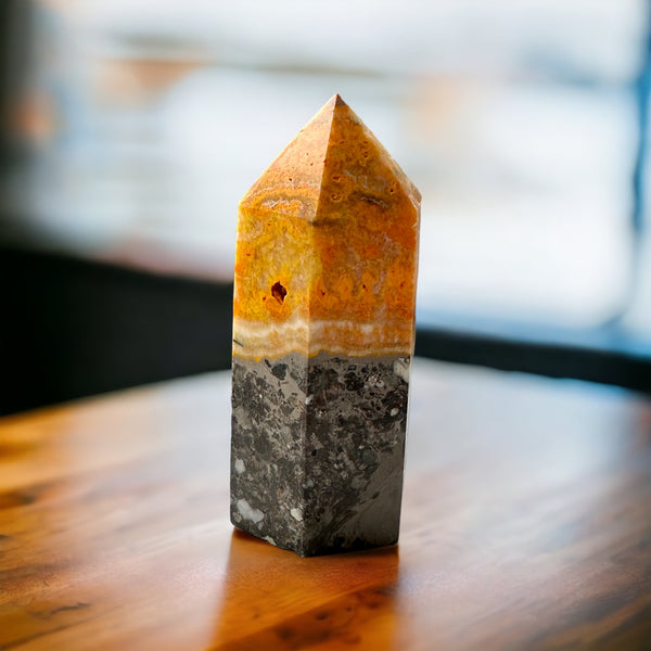 Kelowna Crystal Cave - Bumblebee Jasper Tower