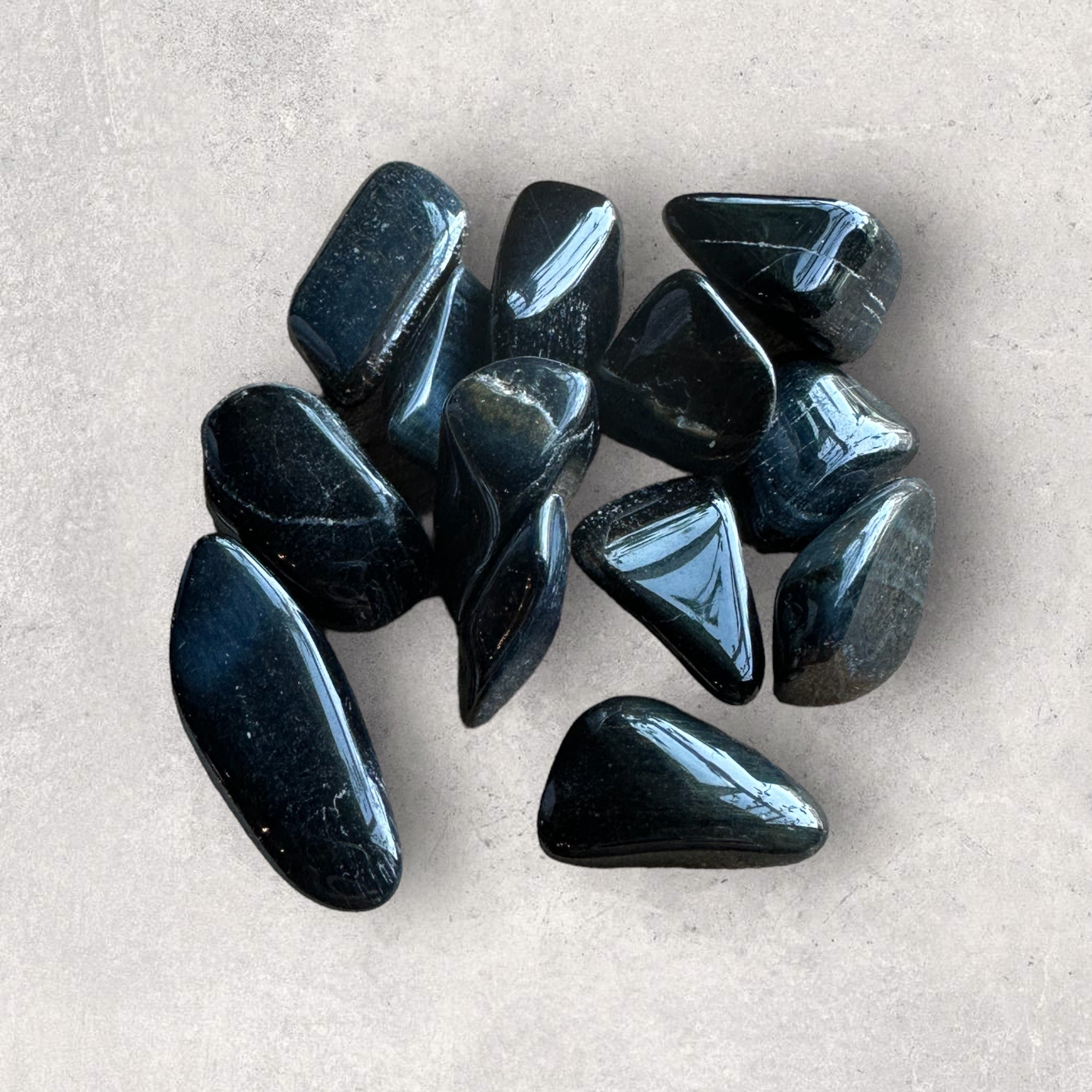 TRUE ART KELOWNA - Blue Tigers Eye Tumbles