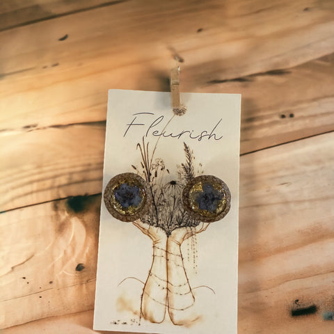 Fleurish Collection - Acorn Stud Earrings