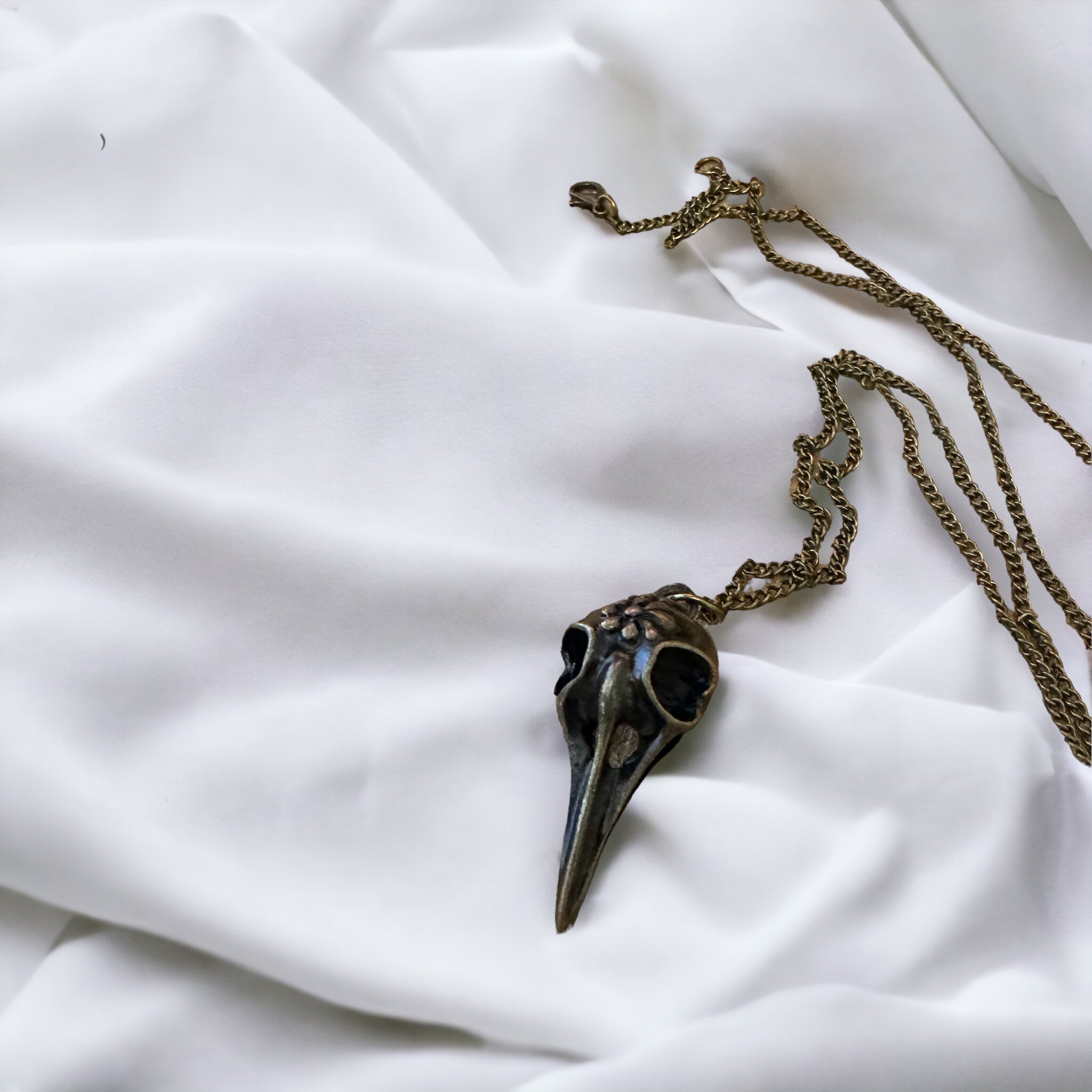 Fancy Beads - Bird Skull Necklace