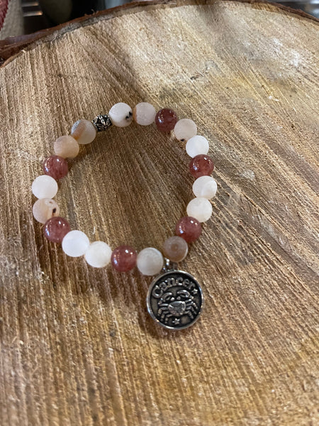 My Two Daughters Jewelry - cancer Style 2 bracelet with charm