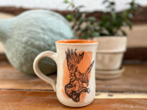 Heart & Solace - Eagle Pottery Mug 12oz