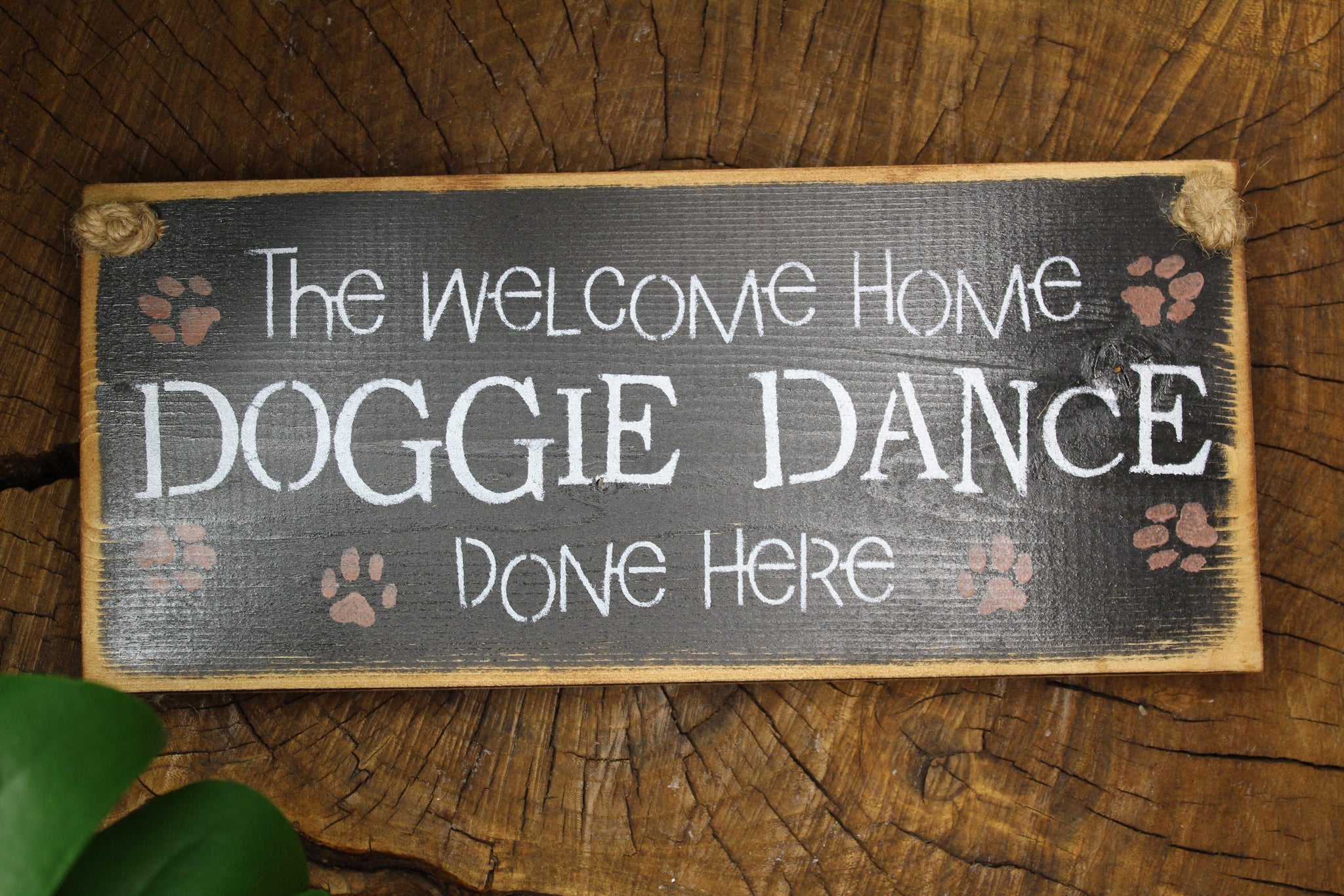 The Welcome Home Doggie Dance Wall Hanging - TRUE ART KELOWNA