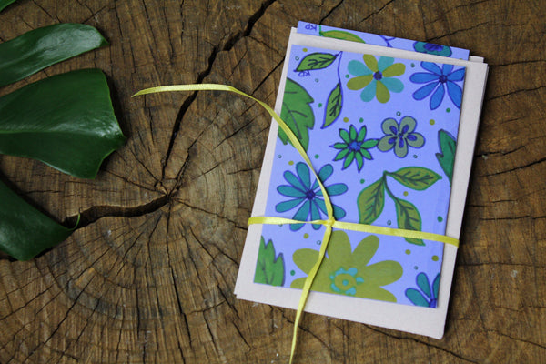 Karen Dixon - Small Handmade Cards (4 pack) - Karen Dixon