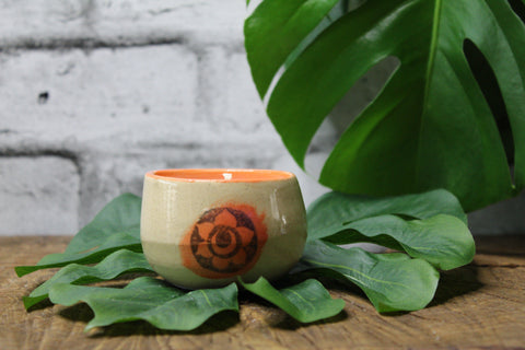 Heart & Solace - Sacral Chakra Pottery Candle - Heart & Solace