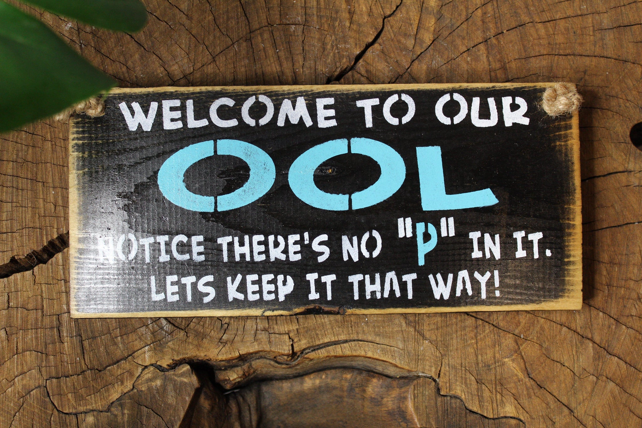 Welcome To Our “OOL” Wall Hanging - TRUE ART KELOWNA