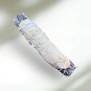 Peace Streaks - Heart Chakra 6" Sage and Lavender Smudge & Cleanse Stick