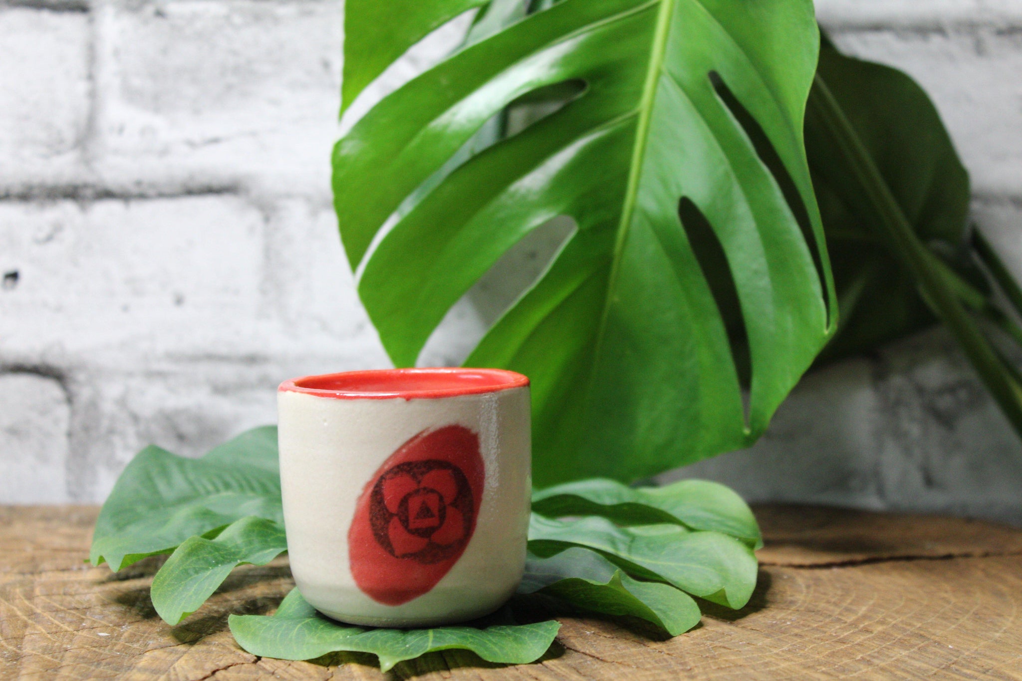 Heart & Solace - Root Chakra Pottery Candle - Heart & Solace