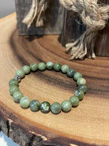 Fancy Beads - Taiwan Jade 8MM Bracelet