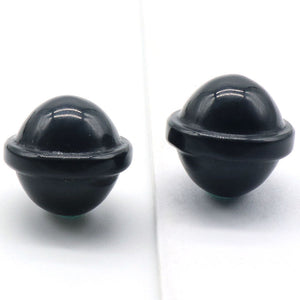 TRUE ART KELOWNA - Mini Black Obsidian Gemstone Planet