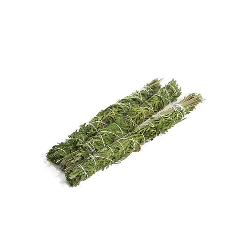 Peace Streaks - Organic 8" Sweetgrass & Cedar Smudge Stick